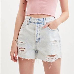 Pacsun Light Wash Denim Shorts